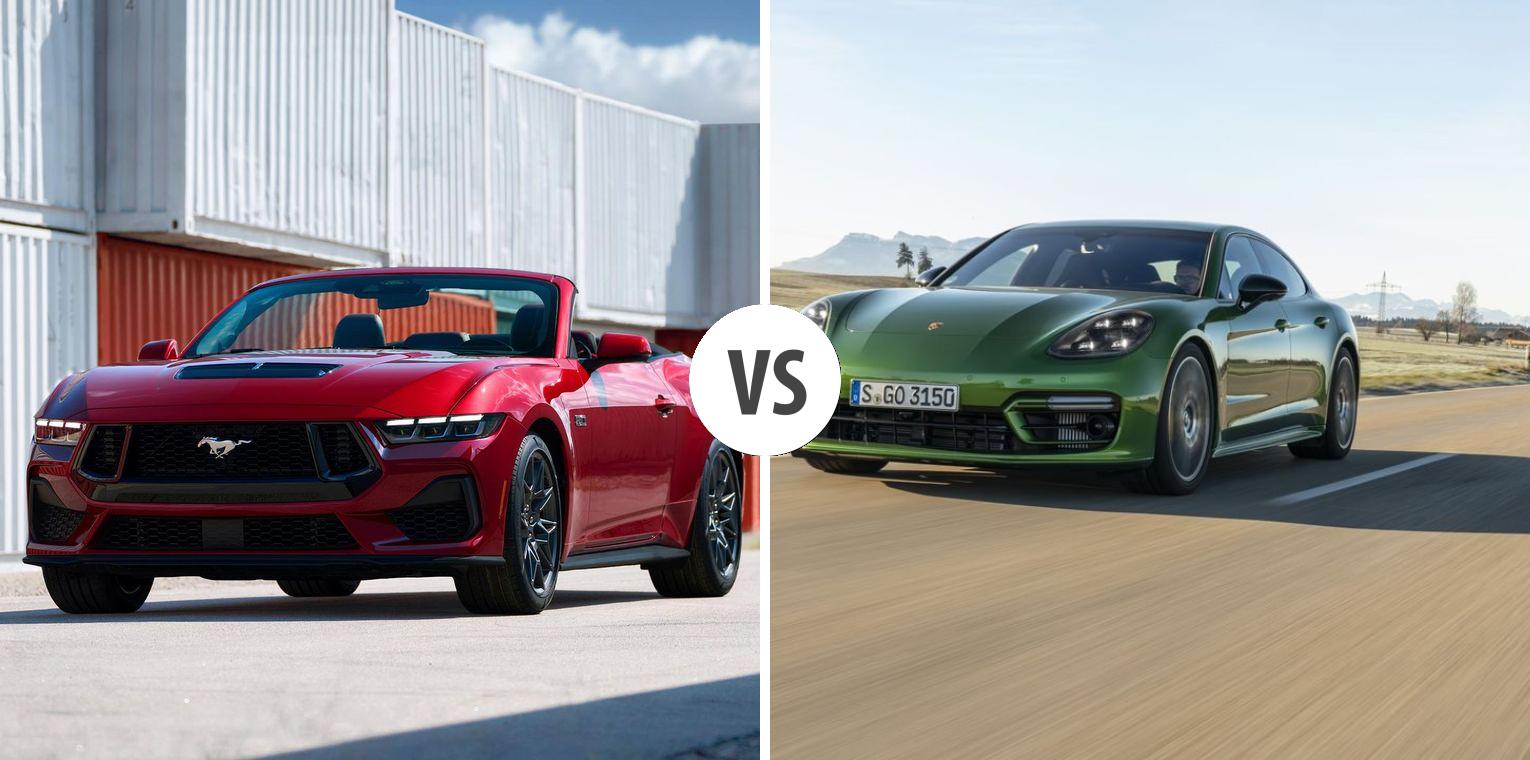 Ford Mustang Convertible VS Porsche Panamera Autovergleich AUTOGOTT AT