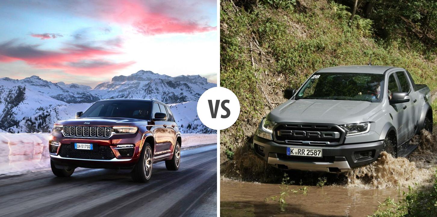 Jeep Grand Cherokee Vs Ford Ranger Autovergleich Autogott At