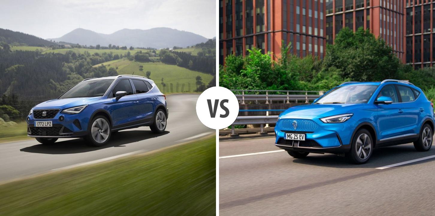 Seat Arona Vs Mg Zs Ev Autovergleich Autogott At