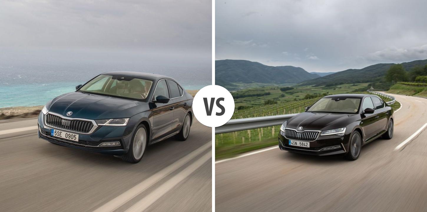 Skoda Octavia VS Skoda Superb Autovergleich AUTOGOTT AT