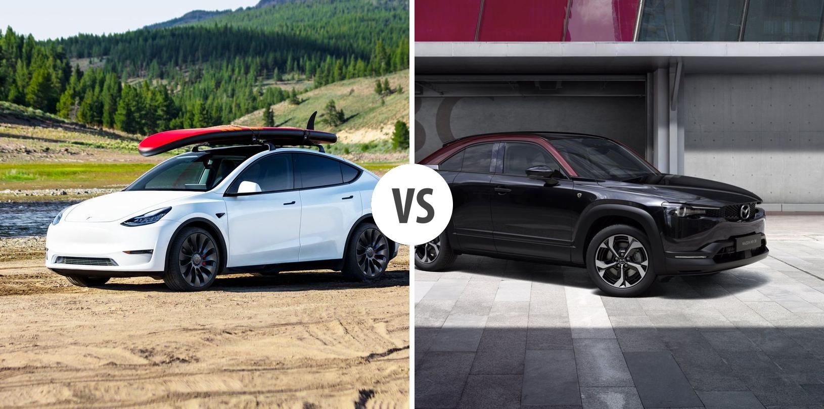 Tesla Model Y Vs Mazda Mx R Ev Autovergleich Autogott At