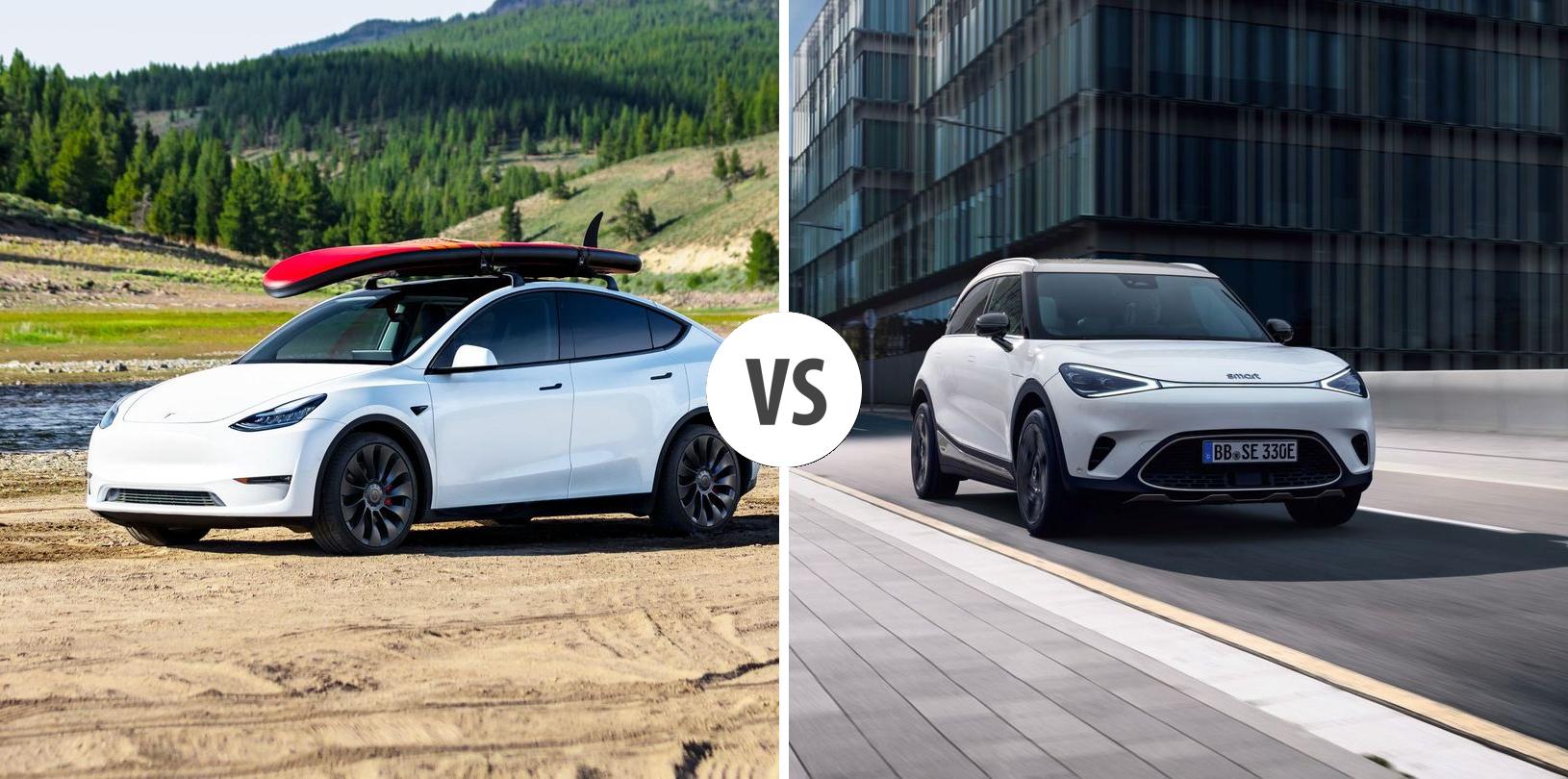 TESLA Model Y VS Smart 1 Autovergleich AUTOGOTT AT