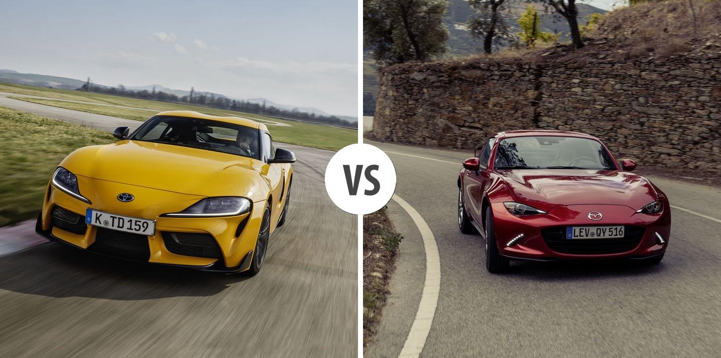 Toyota Supra Vs Mazda Mx Rf Autovergleich Autogott At