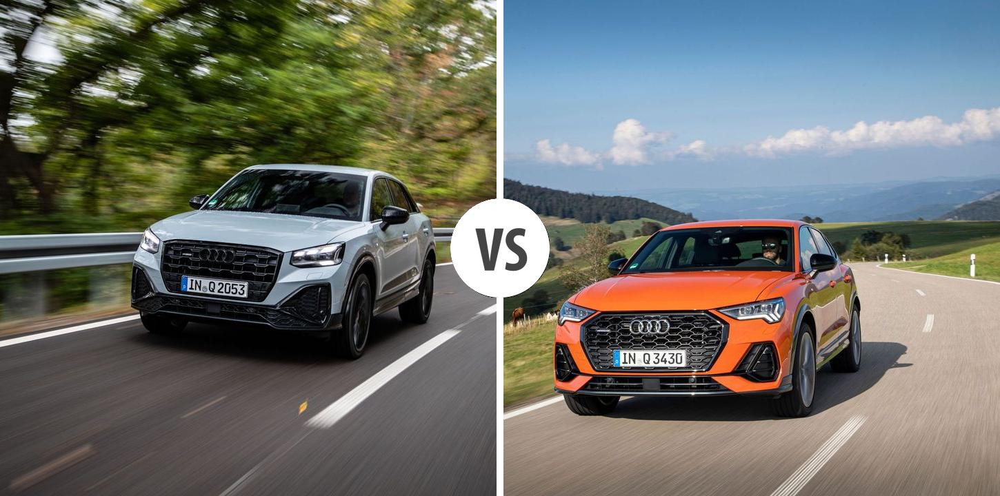 Audi Q2 Vs Audi Q3 Sportback Autovergleich Autogott At