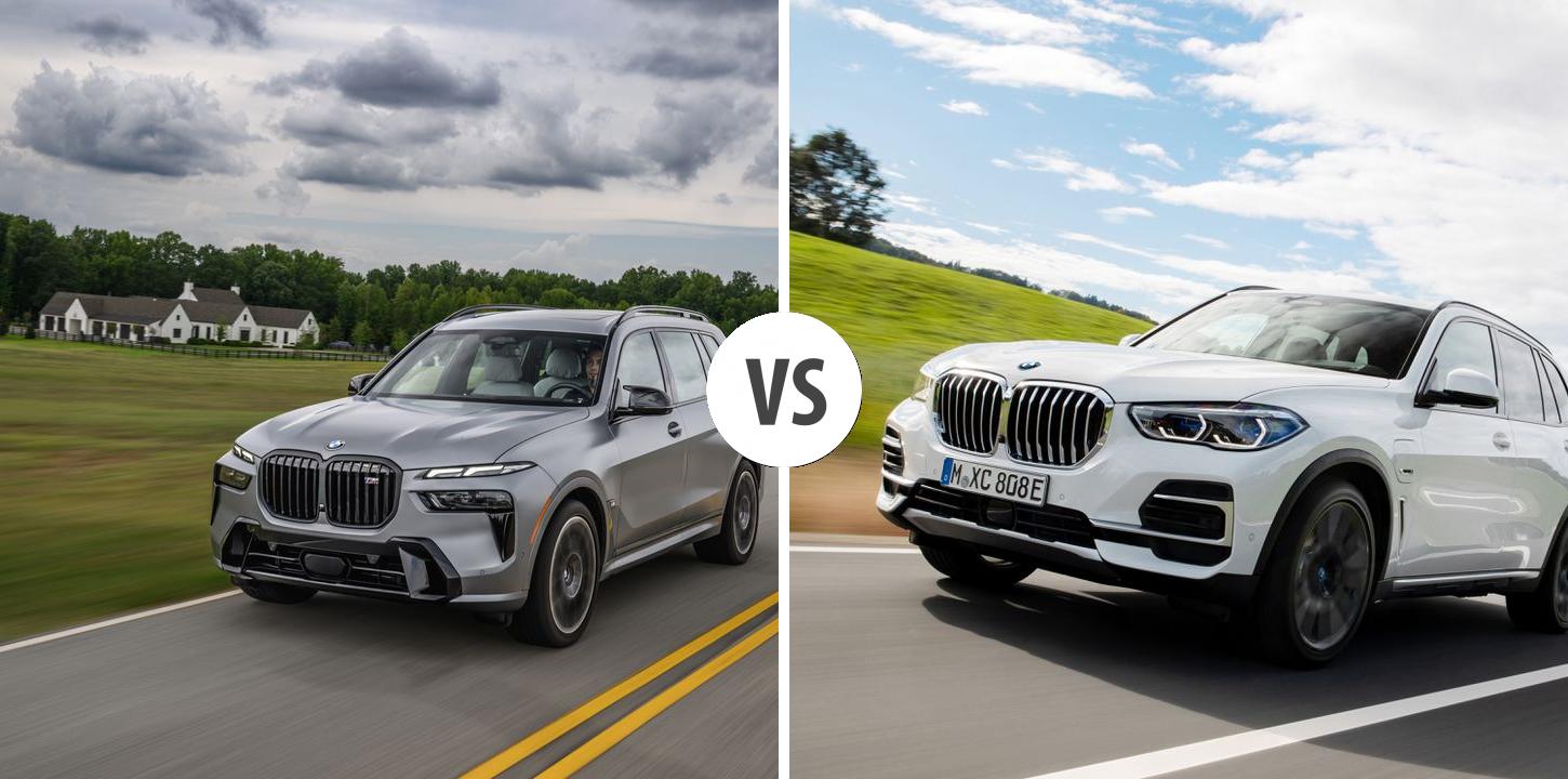 BMW X7 VS BMW X5 Autovergleich | AUTOGOTT.AT