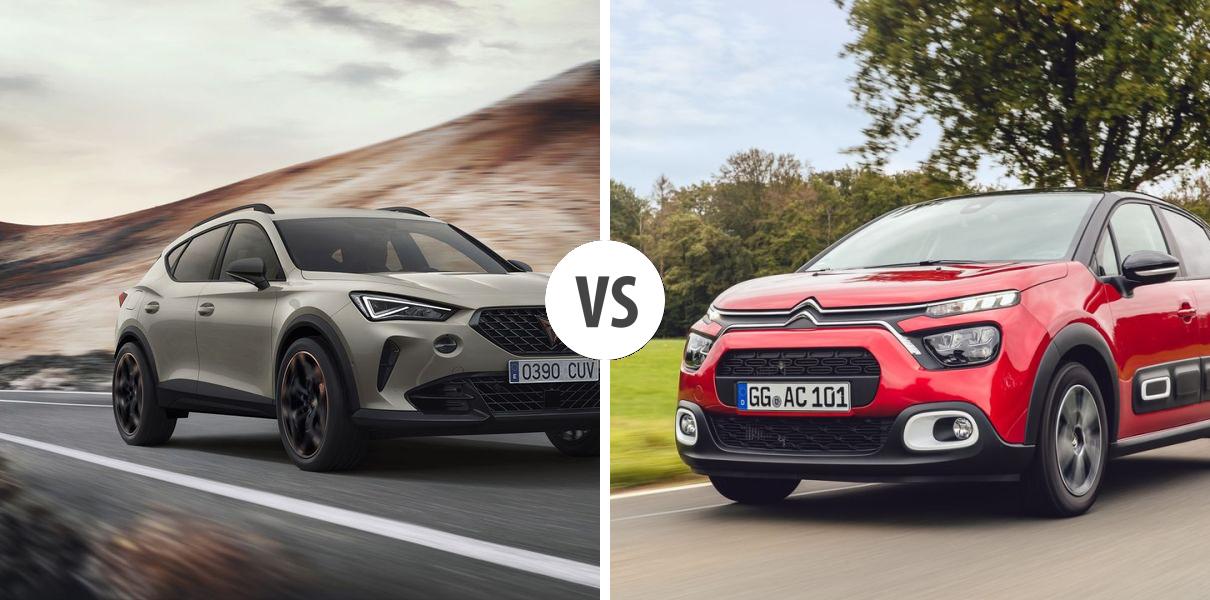 CUPRA Formentor VS Citroën C3 Autovergleich | AUTOGOTT.AT