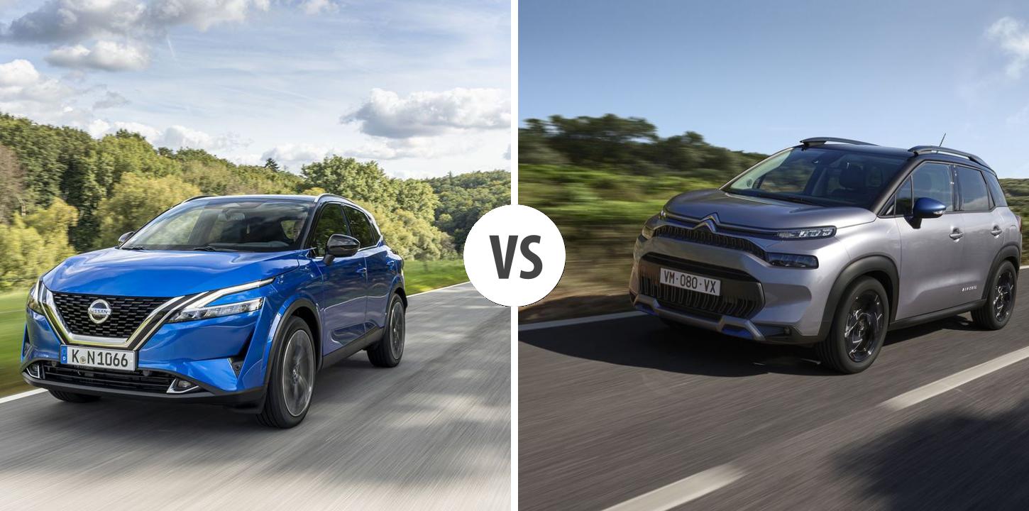 Nissan Qashqai VS Citroën C3 Aircross Autovergleich | AUTOGOTT.AT