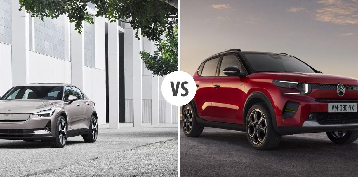 Polestar 2 VS Citroën ë-C3 Autovergleich | AUTOGOTT.AT