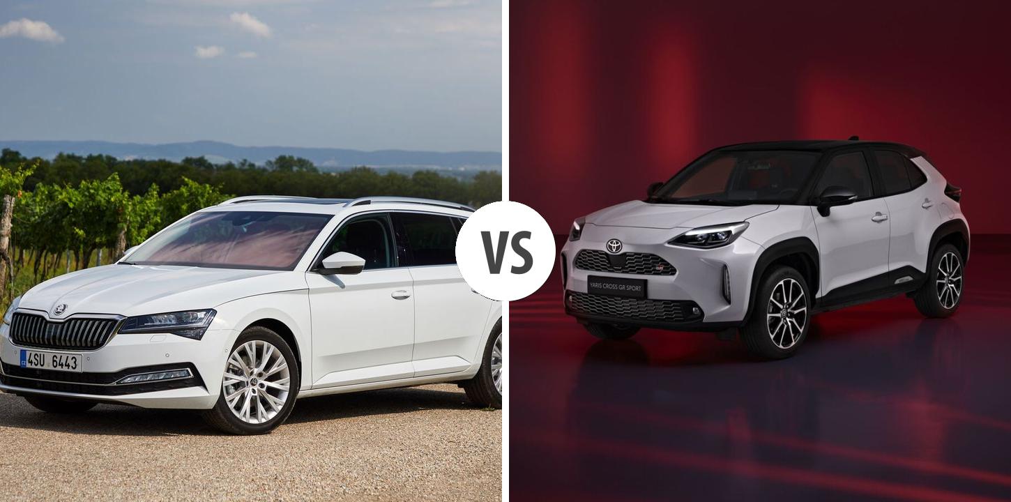 Skoda Superb Combi VS Toyota Yaris Cross Autovergleich | AUTOGOTT.AT