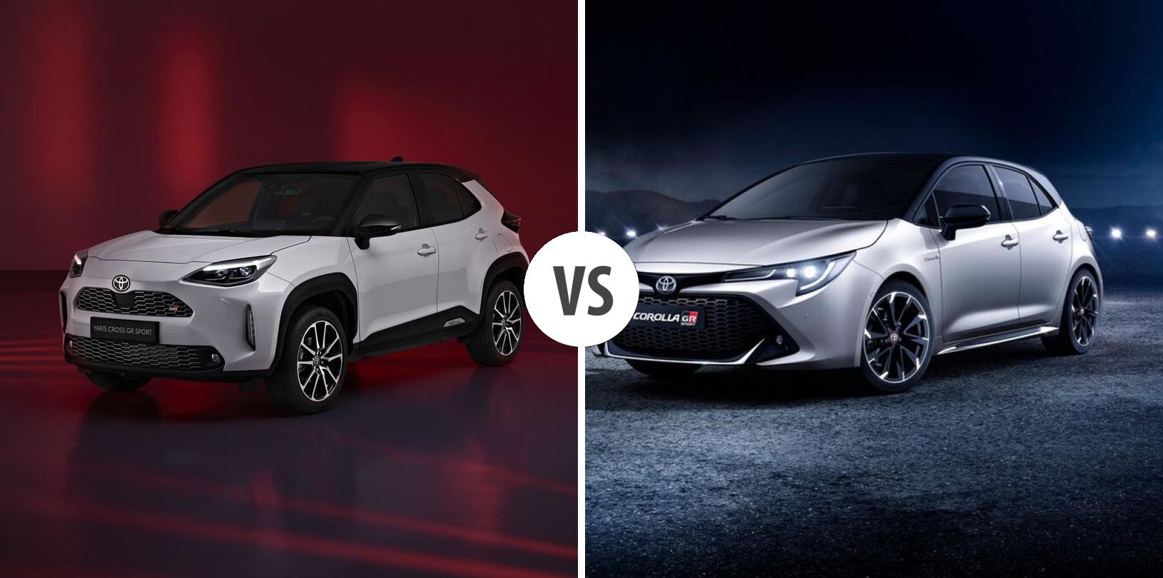 Toyota Yaris Cross VS Toyota Corolla Autovergleich | AUTOGOTT.AT