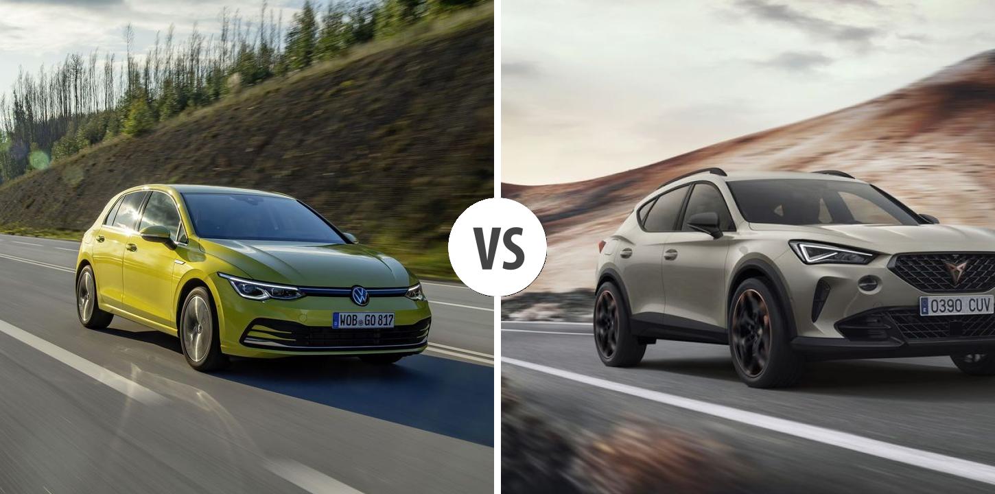 Volkswagen Golf VS CUPRA Formentor Autovergleich | AUTOGOTT.AT